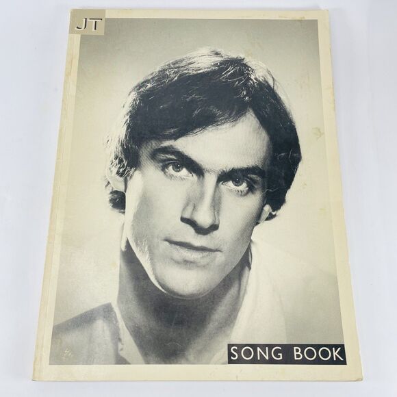 VTG James Taylor JT Song Book Sheet Music Piano Vocal Guitar Softcover 1978 - Picture 1 of 9